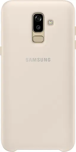 Чохол Samsung Dual Layer Cover Galaxy J8 2018 gold (EF-PJ810CFEGRU) - фото 1
