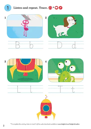 Ladybird Readers Starter A Ted in Bed Activity Book - фото 2