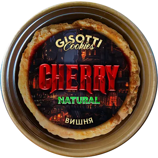 Печиво вершкове Gisotti "Вишневе" натуральне 330 г - фото 1