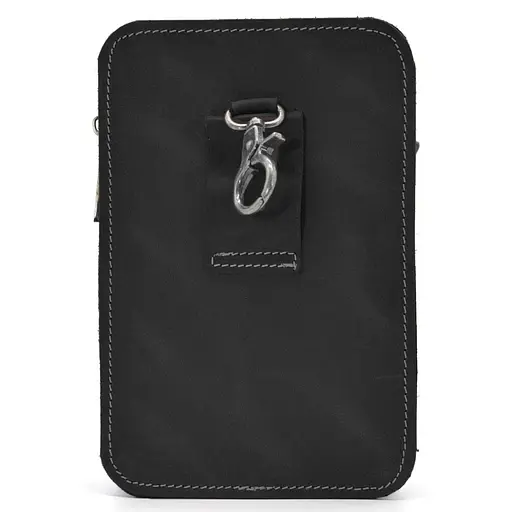 Чоловіча шкіряна сумка на пояс TARWA 20х13.5х5 см sum0026016 - фото 6