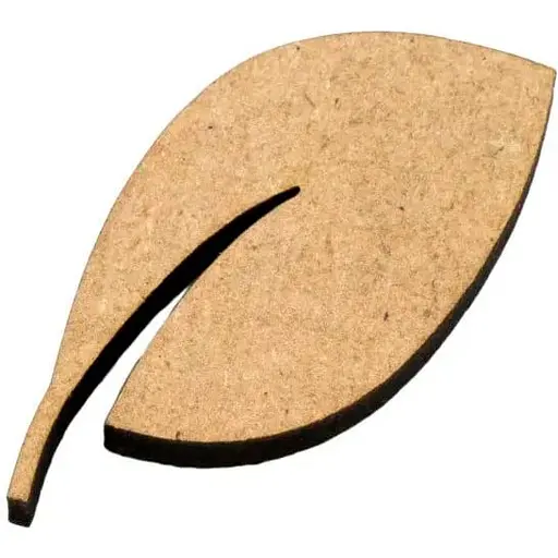 Мини-заготовка Rosa Talent Листочек МДФ 3х4 см 10 шт