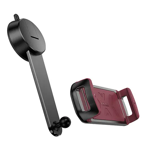 Автодержатель Hoco H68 Gamble tablet (center console) Black/Red - фото 3