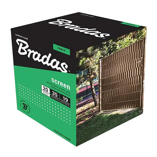 Стрічка для паркану Bradas 19 см x 35 м TOB4501935BR  - фото 2
