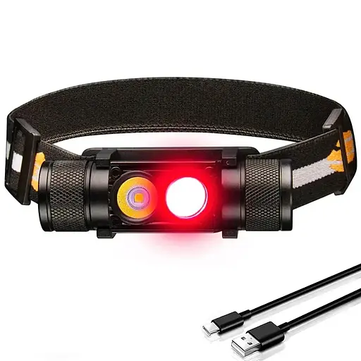 Тактический налобный фонарь Sofirn H25LR с красным светом 660лм (без аккумулятора)