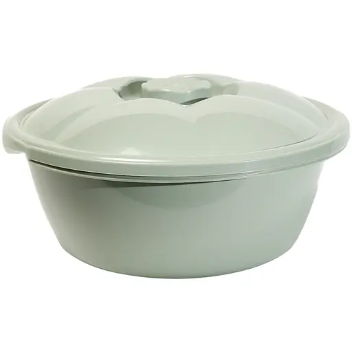 Миска Stars Plast круглая с крышкой 4.5 л серая (94036/сер)