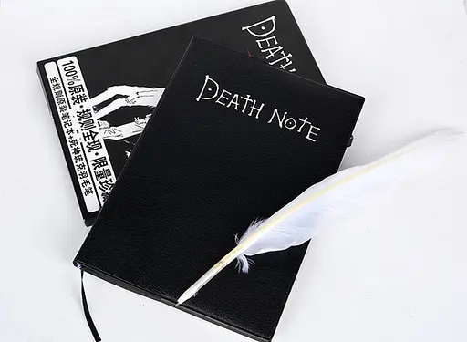 Зошит Смерті death note блокнот аніме-книжка в наборі з ручкою пером для косплею манги - фото 7