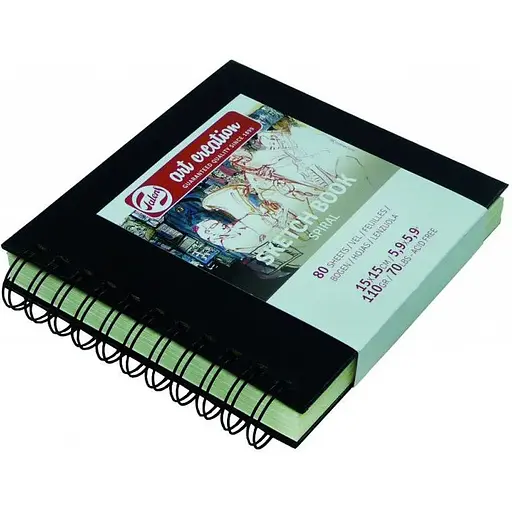 Блокнот на спіралі Royal Talens Art Creation 15х15см 110г/м2 80л - фото 2