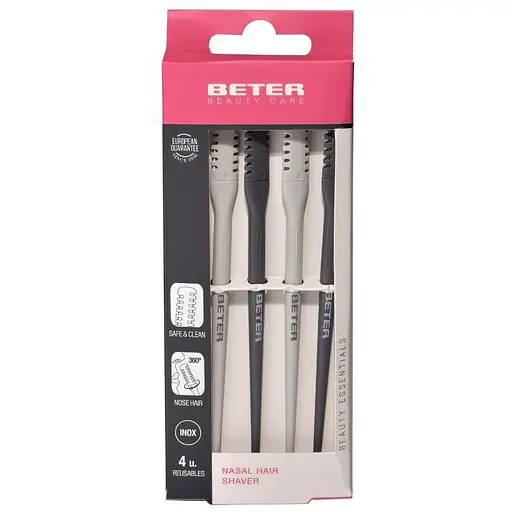 Триммер Beter для удаления волос в носу 4 шт. - фото 1