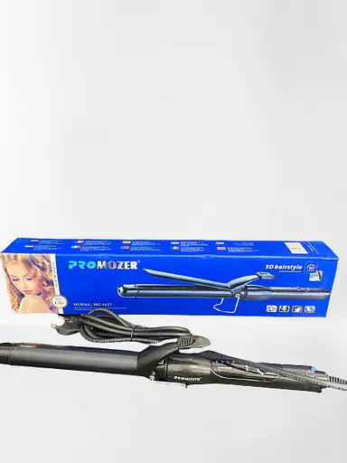 Професійні плойки для локонів щипці для завивки волосся Mozer 6627 плойка локон титан - фото 4