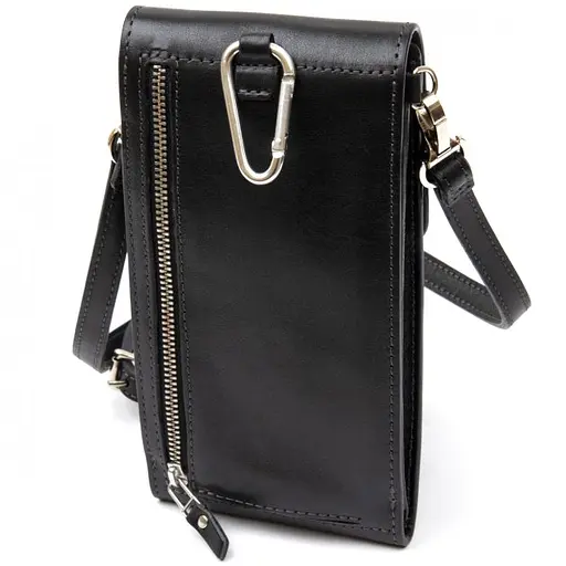 Стильная мужская сумка из кожи GRANDE PELLE 20х10х2 см sum0022189 - фото 2