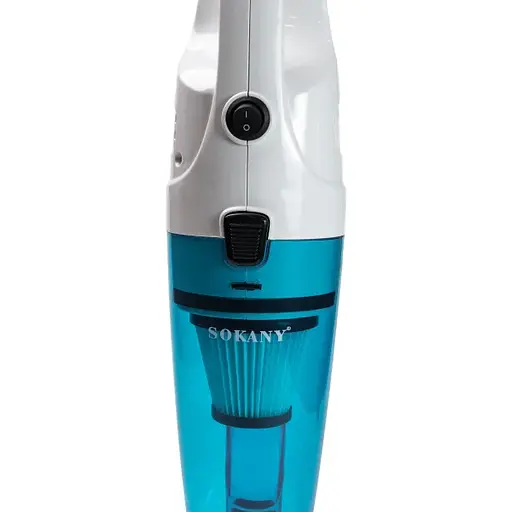 Пылесос вертикальный ручной Sokany для дома 900 Вт циклонный 1.2 л Синий SK-13013 - фото 7