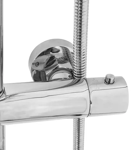 Душовя система Rea Lungo з термостатом та виливом хром REA-P6607, Хром - фото 12