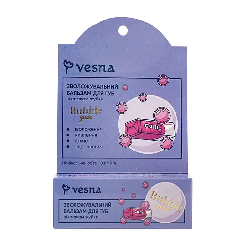Бальзам для губ з Жуйкою Vesna 10 мл - фото 1