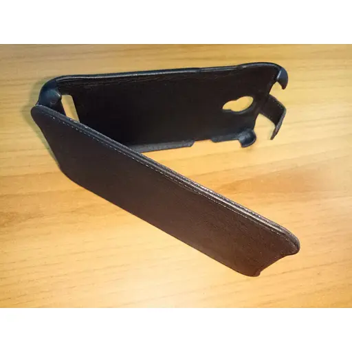 Чехол флип Blackview BV5000 черный кожаный - фото 3