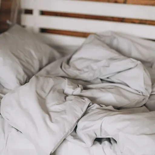 Комплект постельного белья Кретон 100% хлопок серый серебристый Silver - двуспальный - фото 1