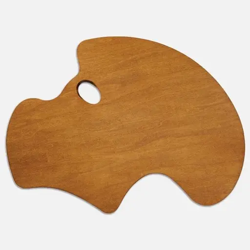 Палитра профессиональная Jardin Arti, овальная для левшей (52х45,7)