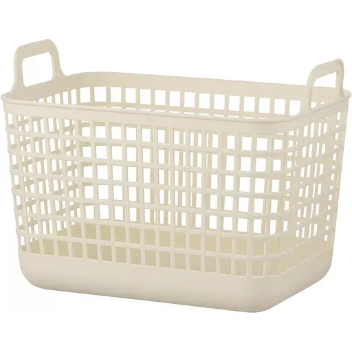 Кошик для зберігання Ardesto пластик PP 33x22.5x25.2 см 12.5 л бежевий (ARHC2512BG)