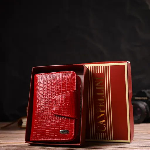 Жіночий шкіряний гаманець Canpellini 9.5х13.2х3 см acs0025520 - фото 10