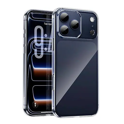 Чехол Hoco Light series TPU для Apple iPhone 17 Pro Max прозрачный - фото 1