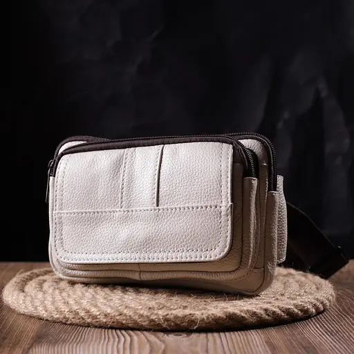 Чоловіча шкіряна сумка Vintage 21х13х5 см sum0020998 - фото 8