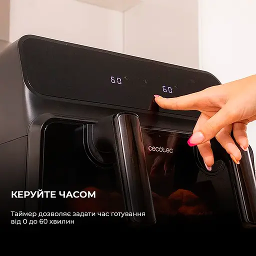 Мультипечь (аэрогриль-фритюрница) CECOTEC Cecofry Advance 9000 Window - фото 11