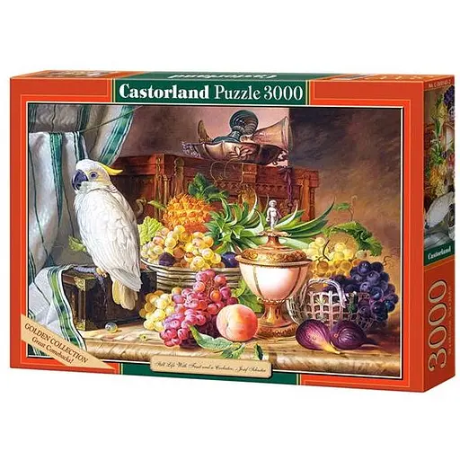 Пазл Castorland Натюрморт із фруктами та какаду Йозеф Шустер 3000 ел. (C-300143)