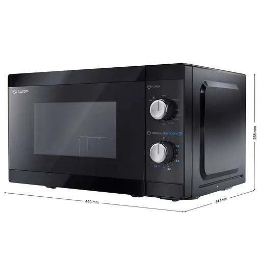 Мікрохвильова піч Sharp YC-MG01E-B - фото 5