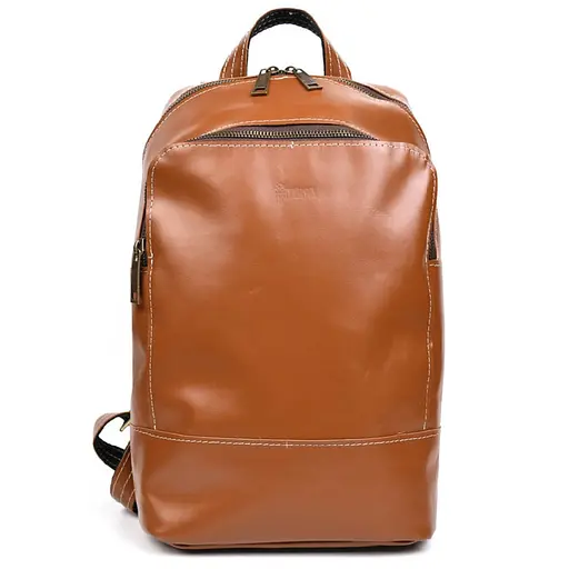 Женский кожаный рюкзак TARWA 27х36х13 см sum0028649 - фото 7