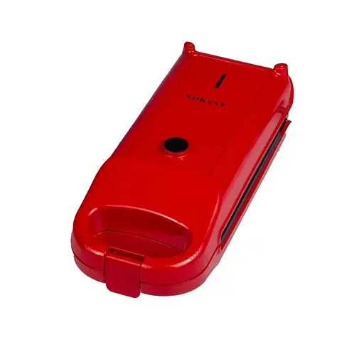 Мультимейкер 6в1 Sokany SK-BBQ-836 двосторонній пекар з антипригарним покриттям 700Вт Червоний - фото 3