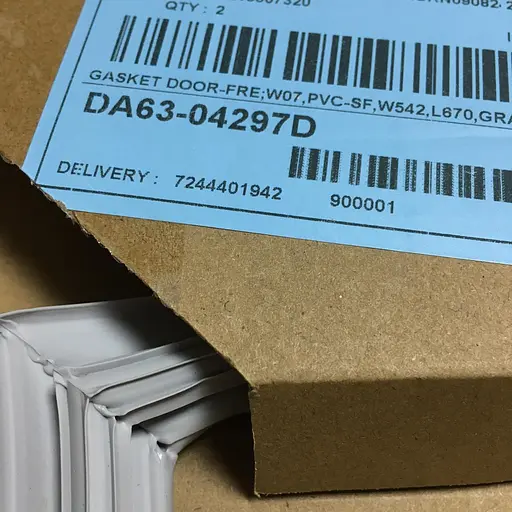 Уплотнитель двери (резина) для холодильника Samsung RL34, для морозильной камеры DA63-04297D 698 x 568 мм - фото 8