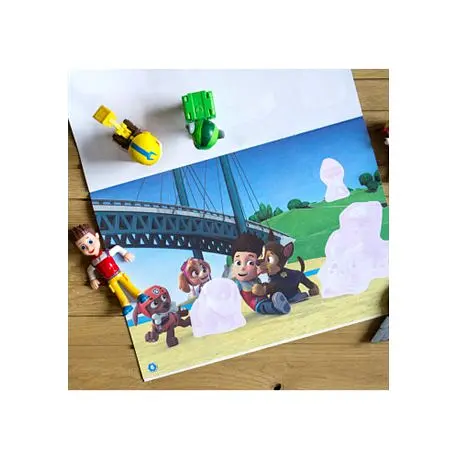 Альбом с наклейками "Щенячий патруль" 10192004, 2 листа с наклейками - фото 3