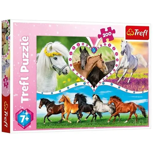 Пазл Trefl Красивые лошади 200 эл. (13248)