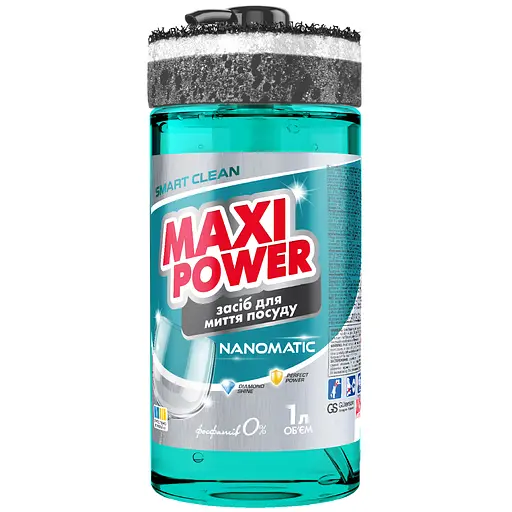 Средство для мытья посуды Maxi Power Nanomatic 1 л