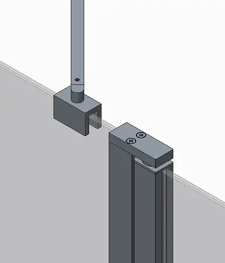 Шторки скляні на ванну Koer SR BS03-95x140-TR-01 прозоре скло 6 мм, хром KR5402, Універсальна, прозорий, хром - фото 4
