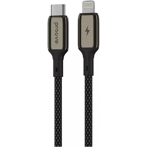 Кабель Proove Dense Metal USB-С to Lightning 27W 1m Black(CCDM27002101) [130316] - фото 2