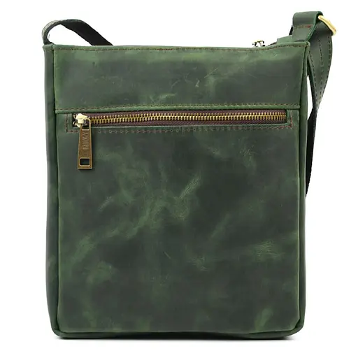 Чоловіча шкіряна сумка через плече TARWA 22х25.5х4 см sum0028330 - фото 2