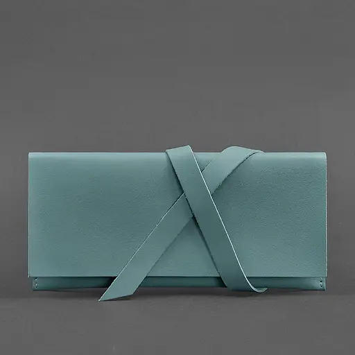 Кожаный женский тревел-кейс Voyager 1.0 бирюзовый - фото 5