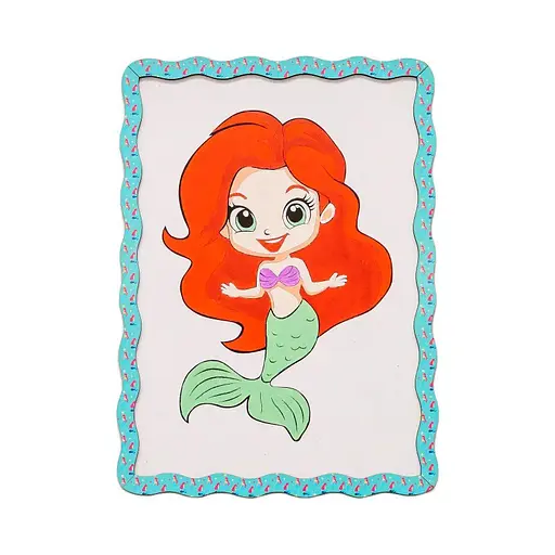 Дитячий набір для розпису по дереву "Русалка" PuzzleOK Puz-22963 формат А4 - фото 1