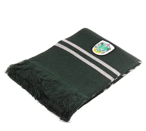 Шарф факультетов Хогвартса Слизерин с бахромой HP 6,115.642 - фото 3
