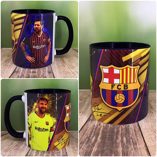 Подарочный набор :Сумка-бананка+ Кружка Лионель Месси,Барселона футбол (00263) - фото 3