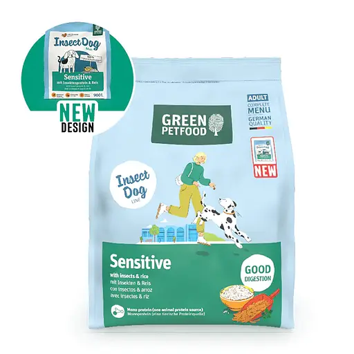 Сухий корм для собак Josera Green Petfood Sensitive з протеїном комах 10 кг (121637) - фото 2