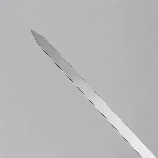 Набір шампурів Yiwu 6 штук із нержавіючої сталі 60х1.5 см для багаття мангала кемпінгу для барбекю шашлику грилю BQ-23 - фото 4