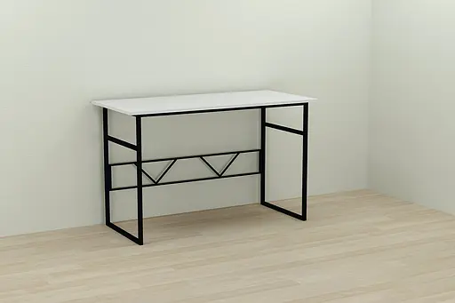 Компьютерный стол Ferrum-decor Райан 75x120x70 черный ДСП Белый 16мм (FRD-103711)