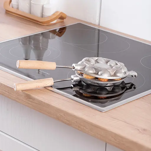 Горішниця форма для печива горішки на 8 цілих горіхів без начинки + квітка, Ласунка 81839 - фото 4