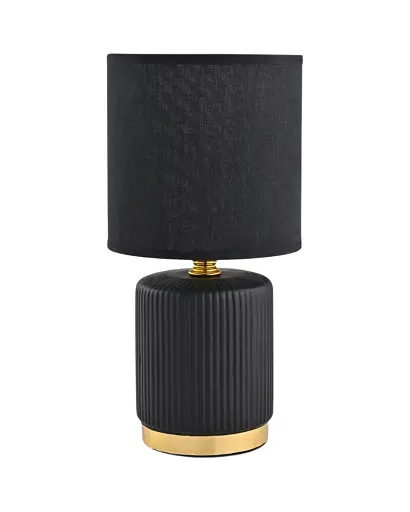 Настільна лампа Zuma Line Ceri E14 1x40W IP20 чорна - фото 1