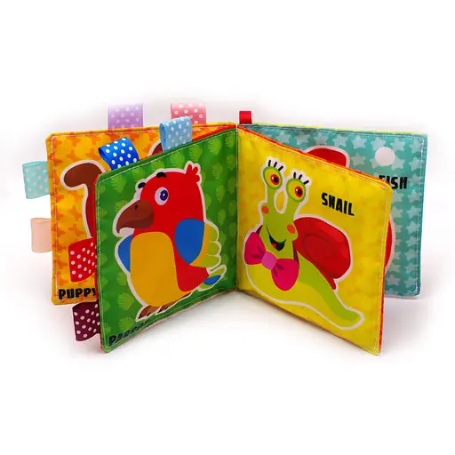 Розвиваюча м'яка книга "Котик Няв-Няв" 823444, 8 малюнків - фото 3