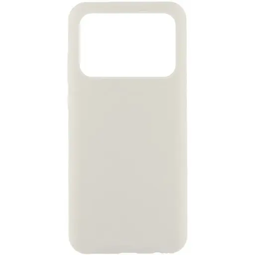 Чехол Lakshmi Silicone Cover (AAA) для Xiaomi Poco X6 Pro Белый / White