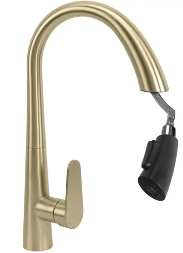 Змішувач для кухні Rea Ross brushed gold REA-B5312 Золотий - фото 5