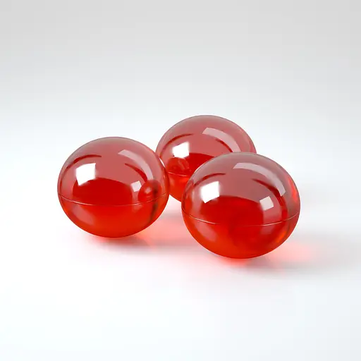 Массажные масляные шарики Crushious Lubbies Kissable клубника 3 шт. - фото 2