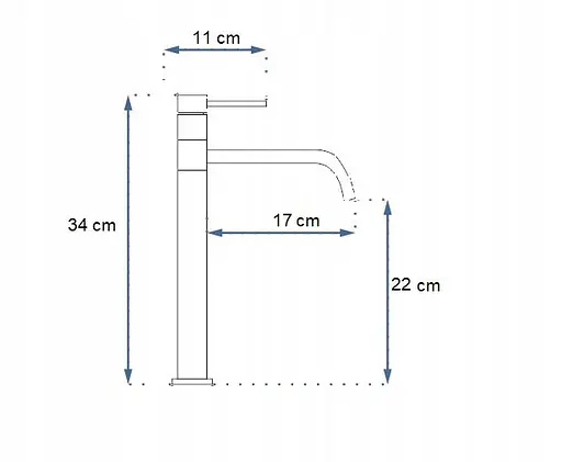 Смеситель для умывальника Rea Lugano slim chrom высокий REA-B5000 Хром - фото 5